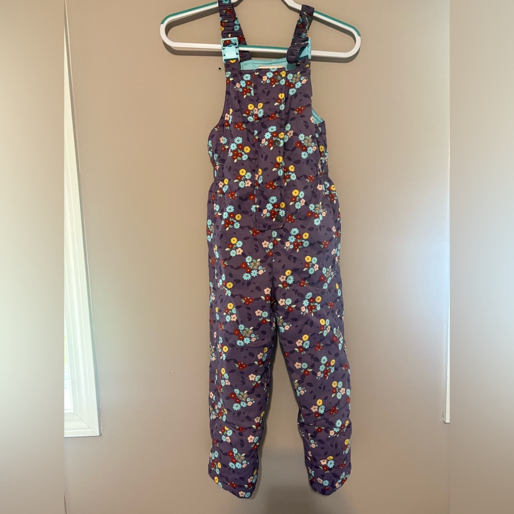 Hanna Andersson Purple Floral snow pants